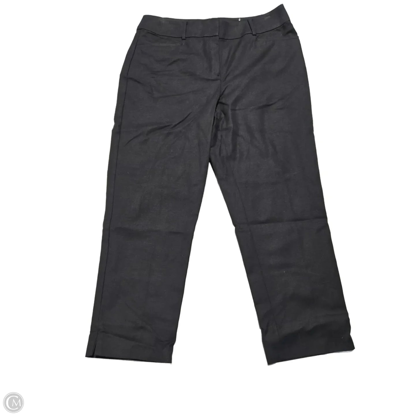 Pants Cropped By Loft In Black, Size: 10