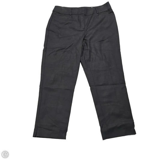 Pants Cropped By Loft In Black, Size: 10