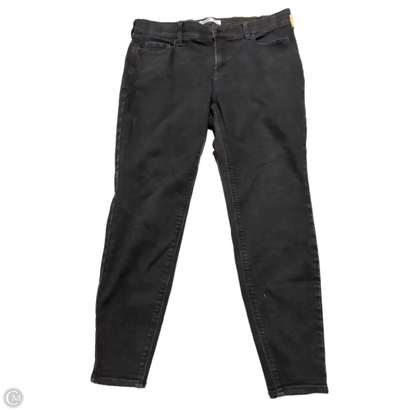 Jeans Skinny By Old Navy In Black Denim, Size: 20