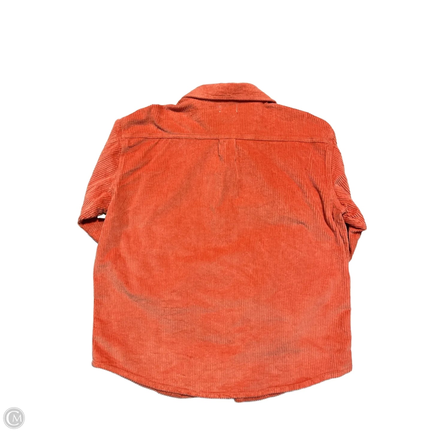 Jacket Shirt By Bp In Orange, Size: 1x