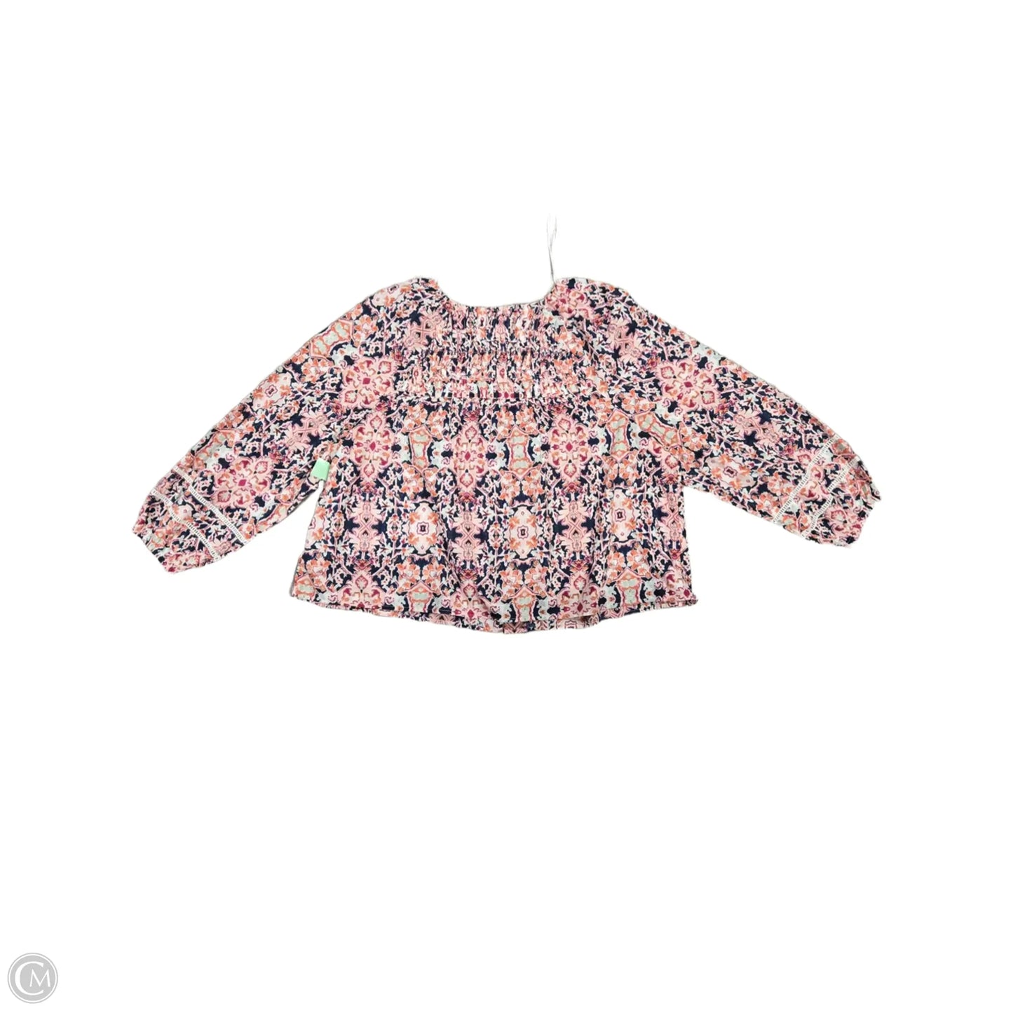 Top Long Sleeve By Wonderly In Pink, Size: 3x
