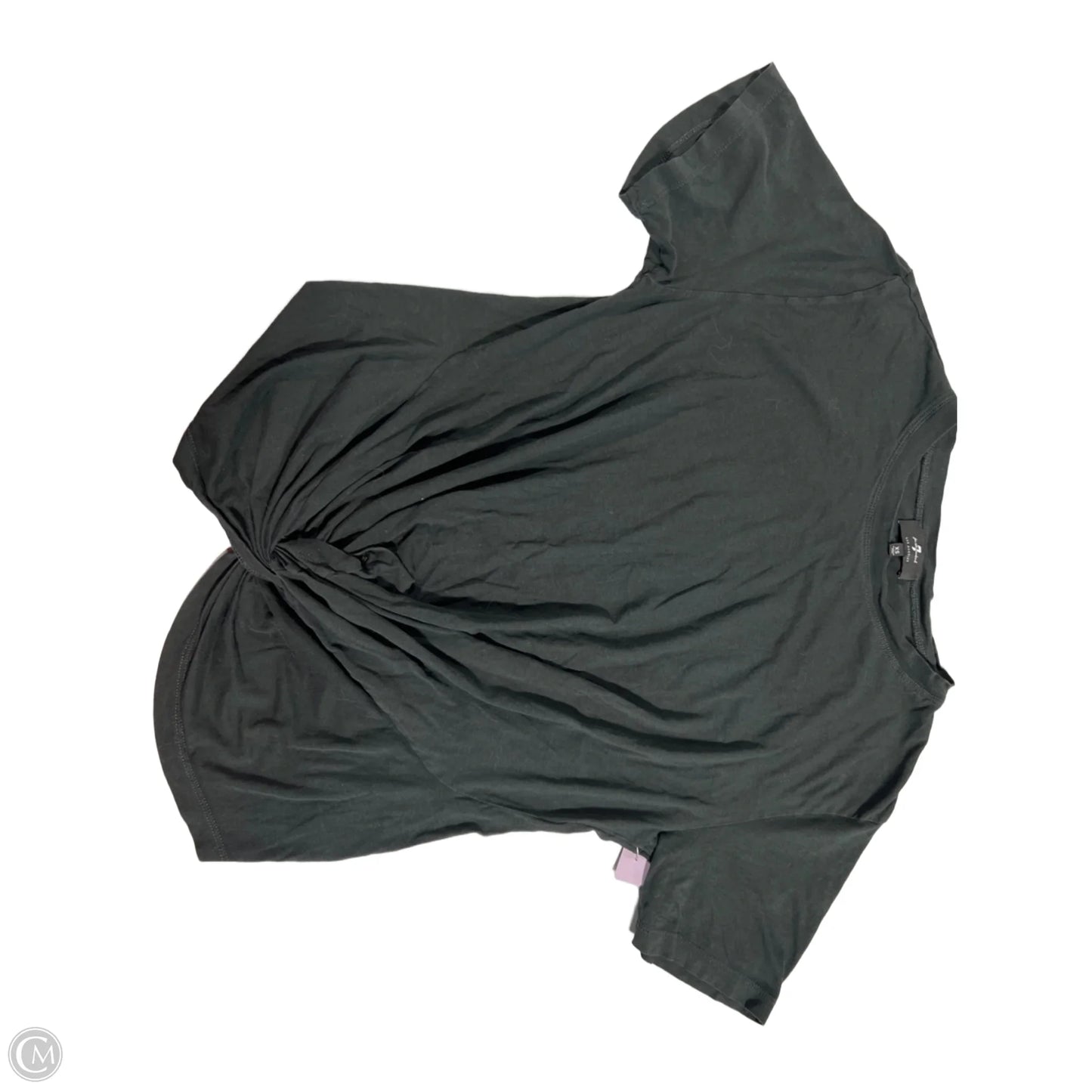 Top Short Sleeve Basic By 7 For All Mankind In Black, Size: Xs