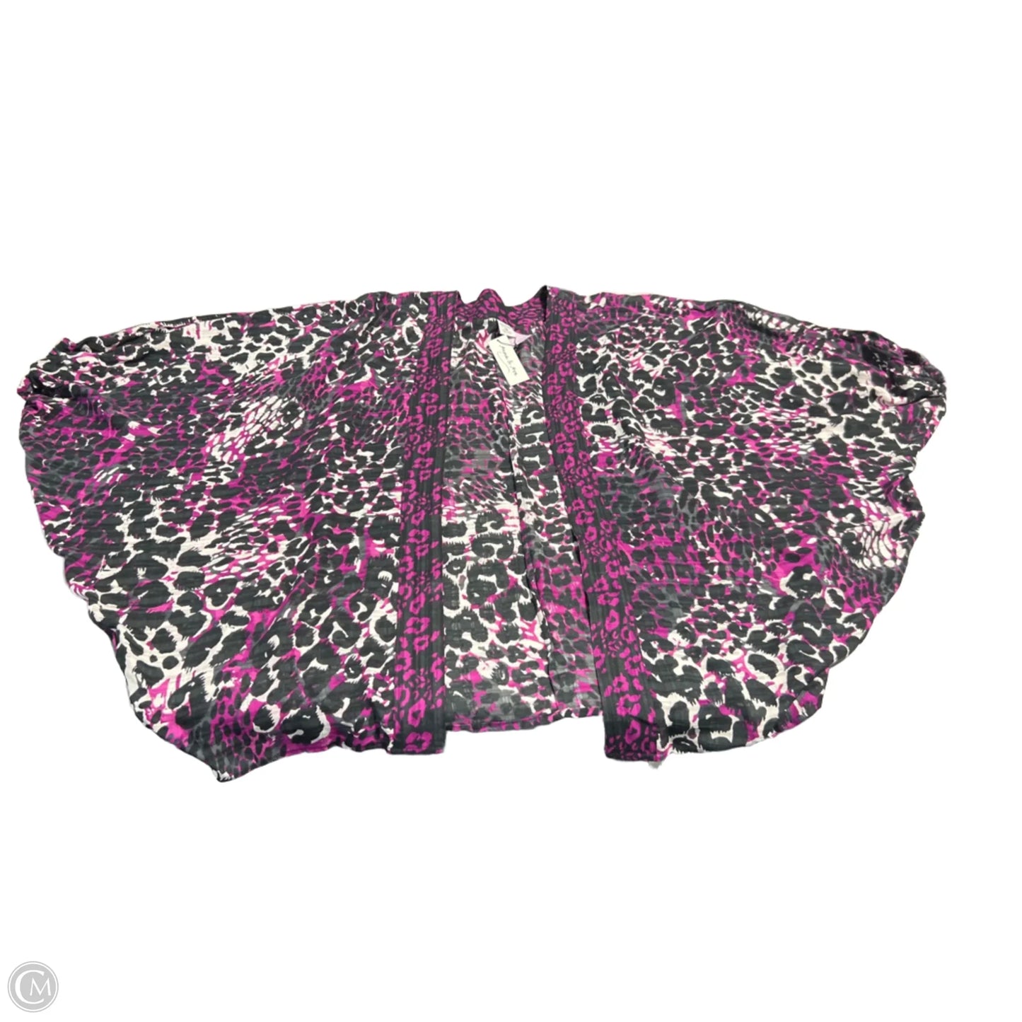 Shawl By Anna & Ava In Black & Purple, Size: Osfm