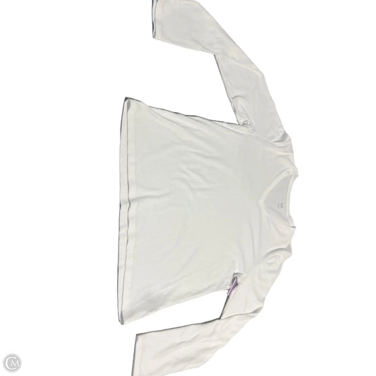 Top Long Sleeve Basic By Gap In White, Size: Xxl