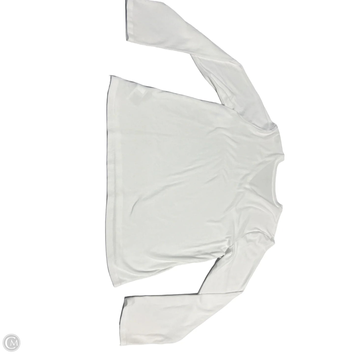 Top Long Sleeve Basic By Gap In White, Size: Xxl
