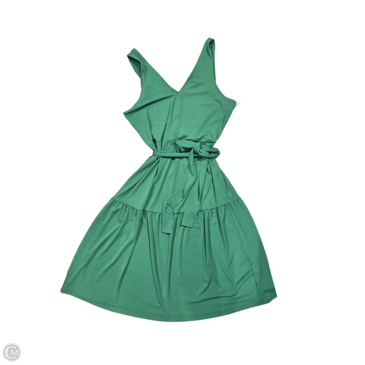 Dress Casual Midi By Banana Republic In Green, Size: L