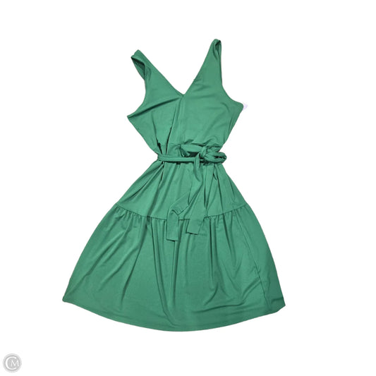 Dress Casual Midi By Banana Republic In Green, Size: L
