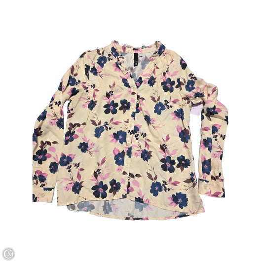 Top Long Sleeve By Kut In Floral Print, Size: M