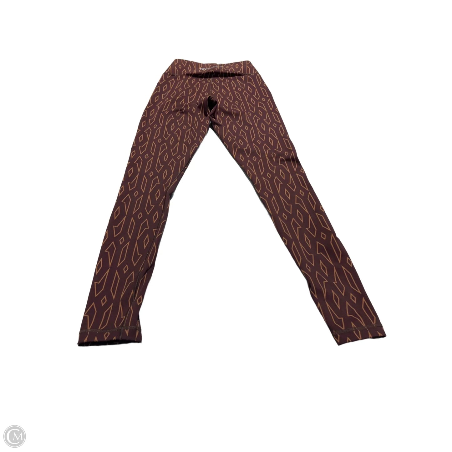 Athletic Leggings By Adidas In Brown, Size: Xs
