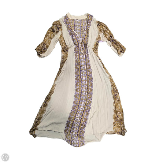 Dress Casual Midi By Free People In Multi-colored, Size: M