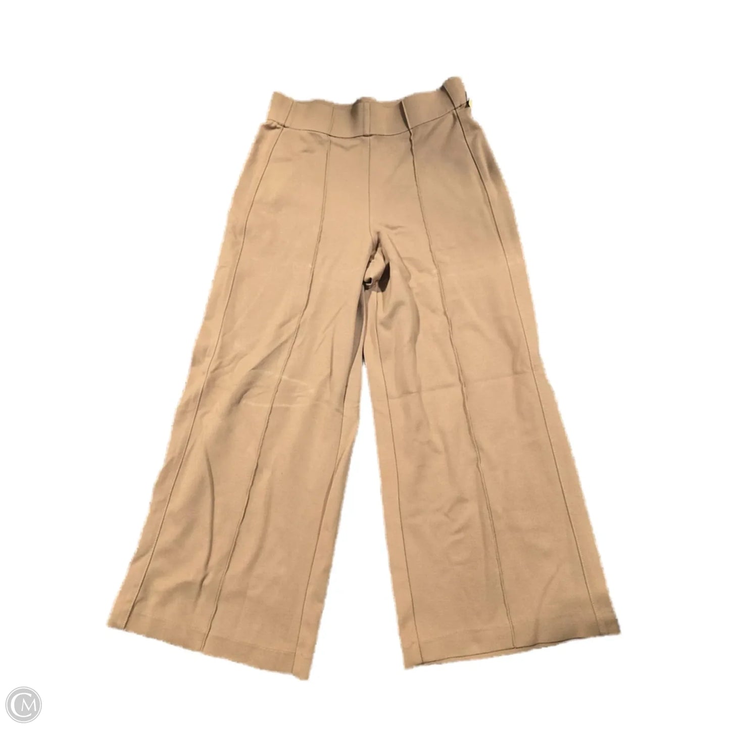 Pants Cropped By Jones And Co In Tan, Size: S