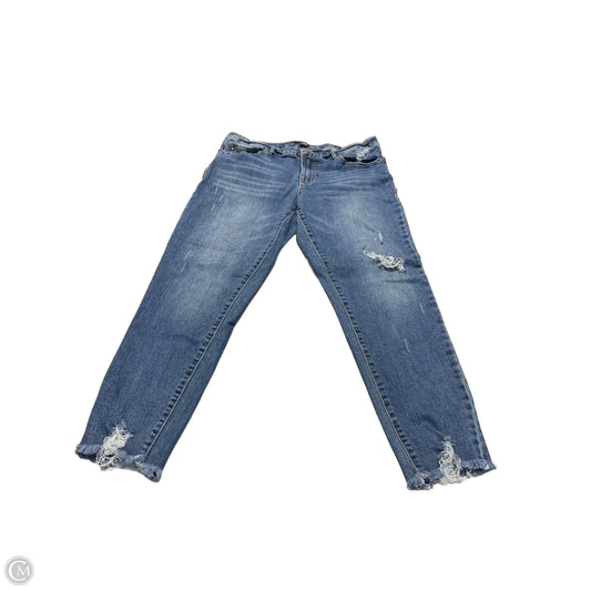 Jeans Skinny By Dear John In Blue Denim, Size: 14