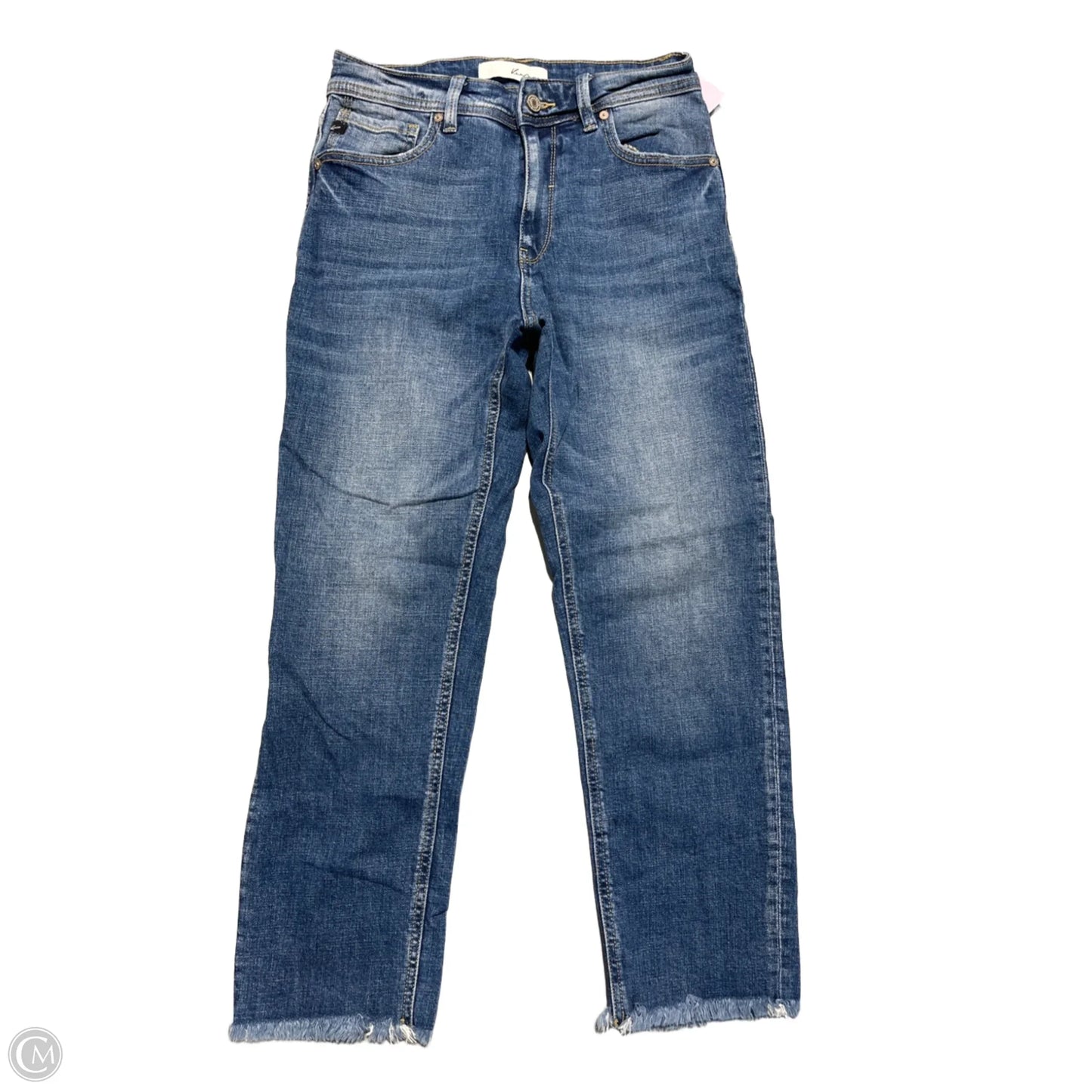 Jeans Cropped By Kancan In Blue Denim, Size: 2
