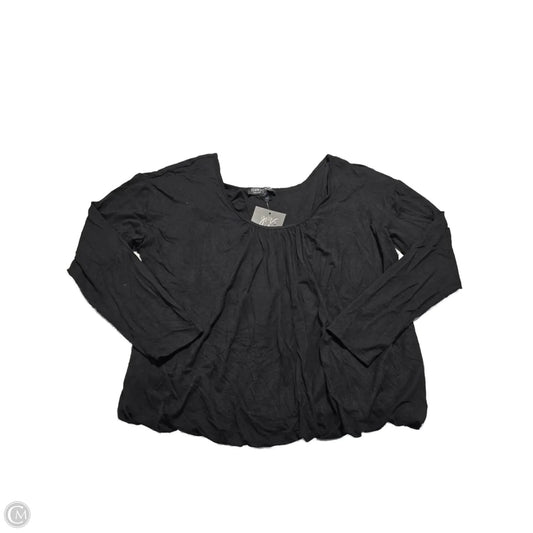 Blouse 3/4 Sleeve By Cmc In Black, Size: M