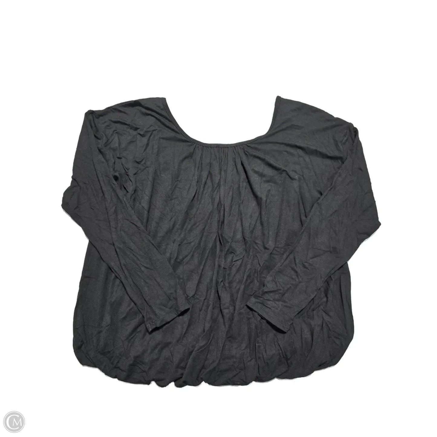 Blouse 3/4 Sleeve By Cmc In Black, Size: M