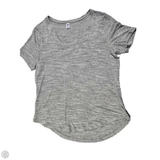 Top Short Sleeve By Old Navy In Grey, Size: M