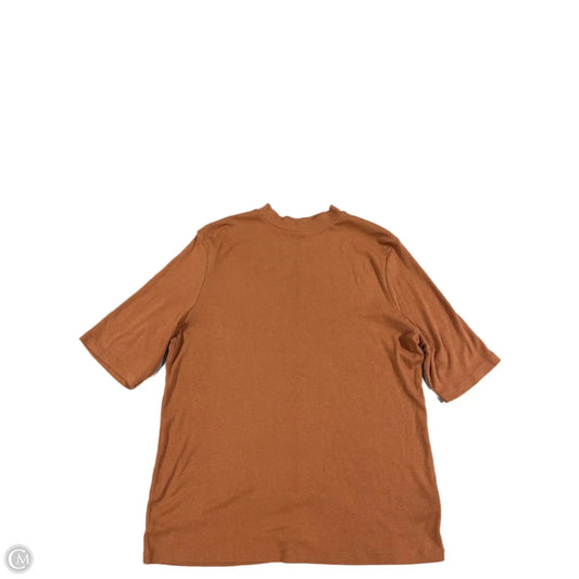Top Short Sleeve By A New Day In Copper, Size: Xl
