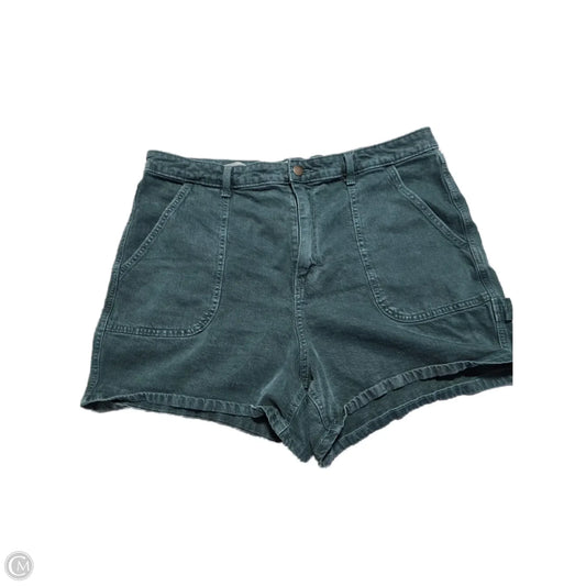 Shorts By Universal Thread In Green Denim, Size: 16