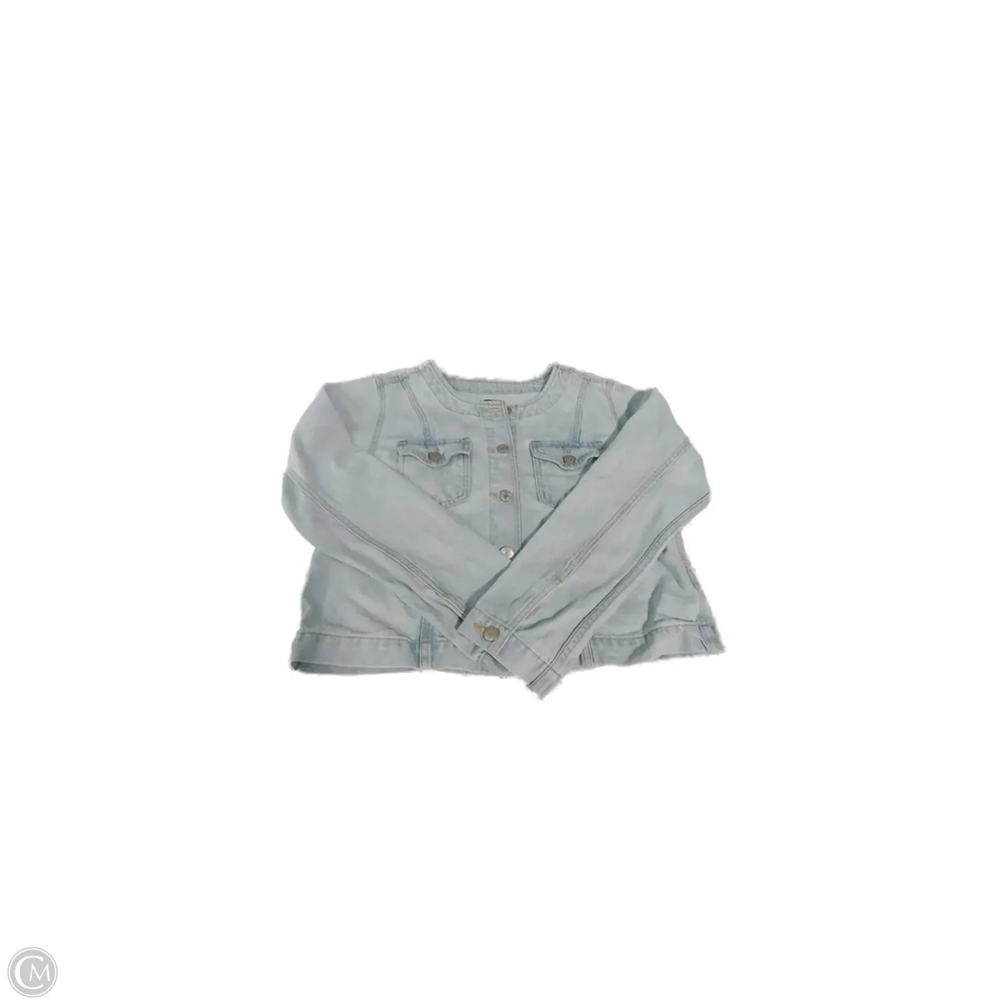 Jacket Denim By Gap In Blue Denim, Size: M