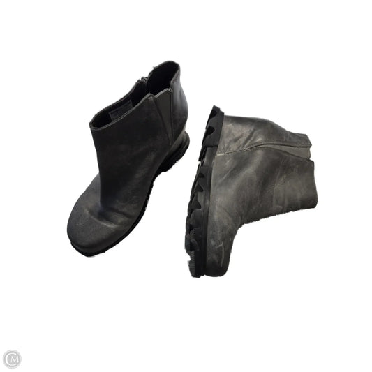 Boots Ankle Flats By Sorel In Grey, Size: 10.5