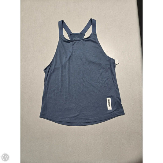 Tank Top By Adidas In Blue, Size: S