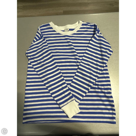 Top Long Sleeve By J. Crew In Striped Pattern, Size: S