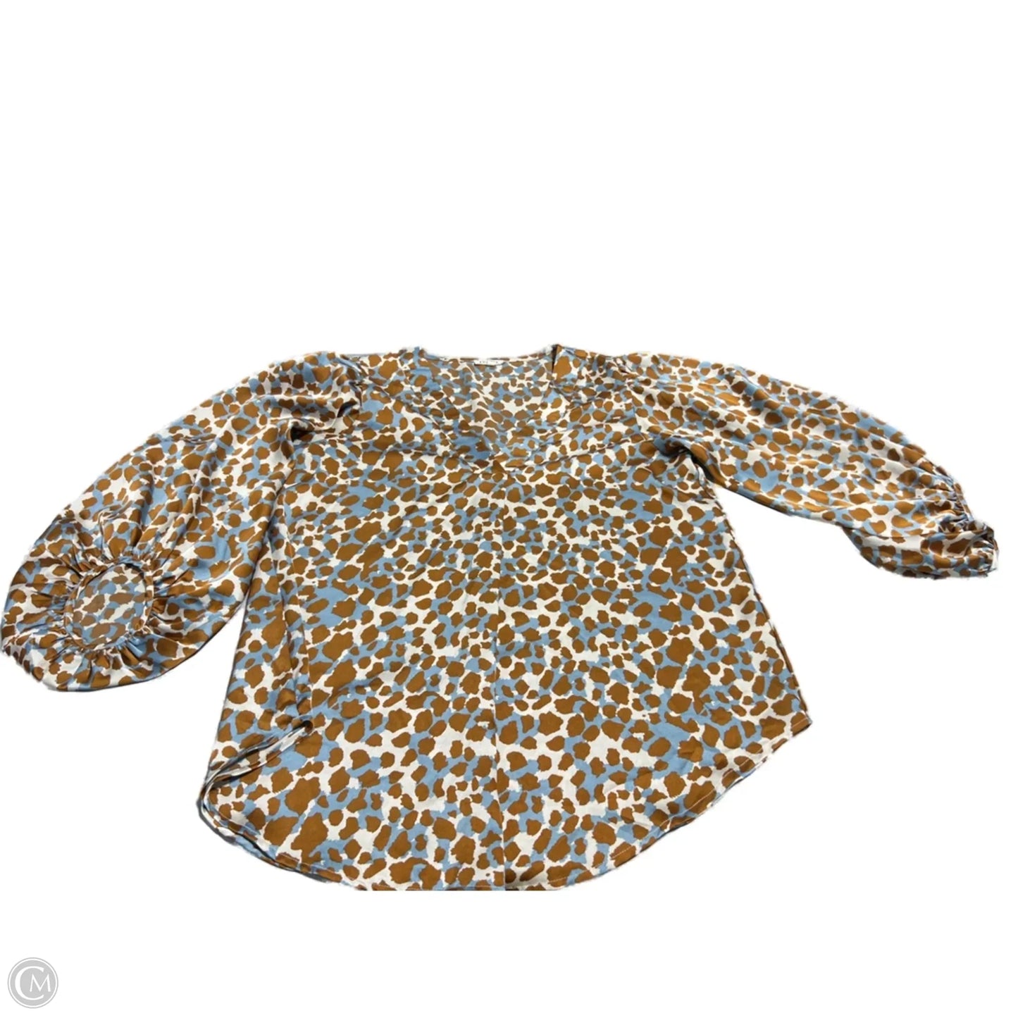 Blouse Long Sleeve By Jodifl In Animal Print, Size: M