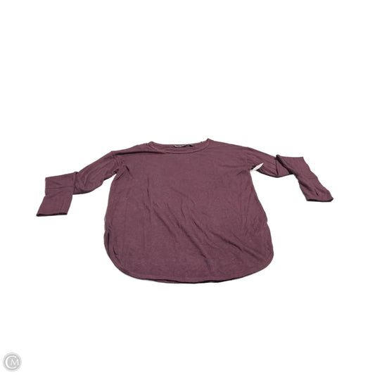 Top Long Sleeve By Athleta In Purple, Size: S