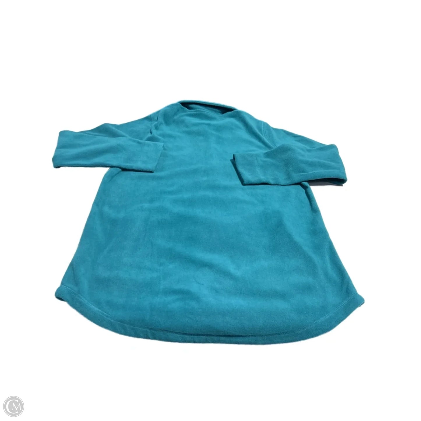 Top Long Sleeve By Lands End In Teal, Size: L