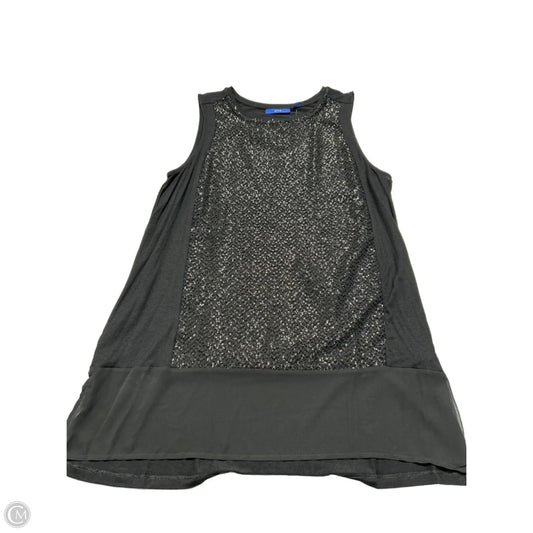 Top Sleeveless By Apt 9 In Black, Size: M