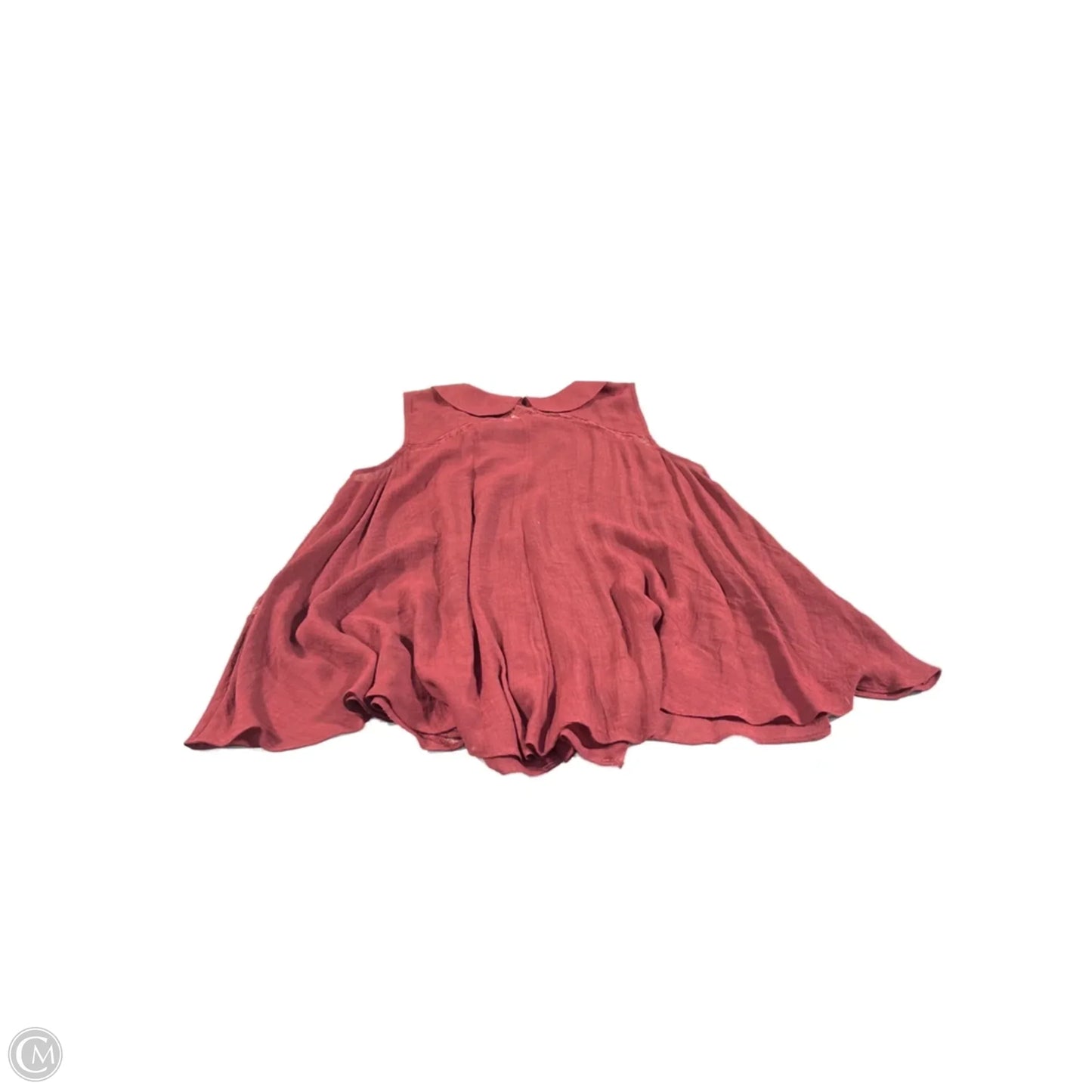 Top Sleeveless By Cme In Maroon, Size: M