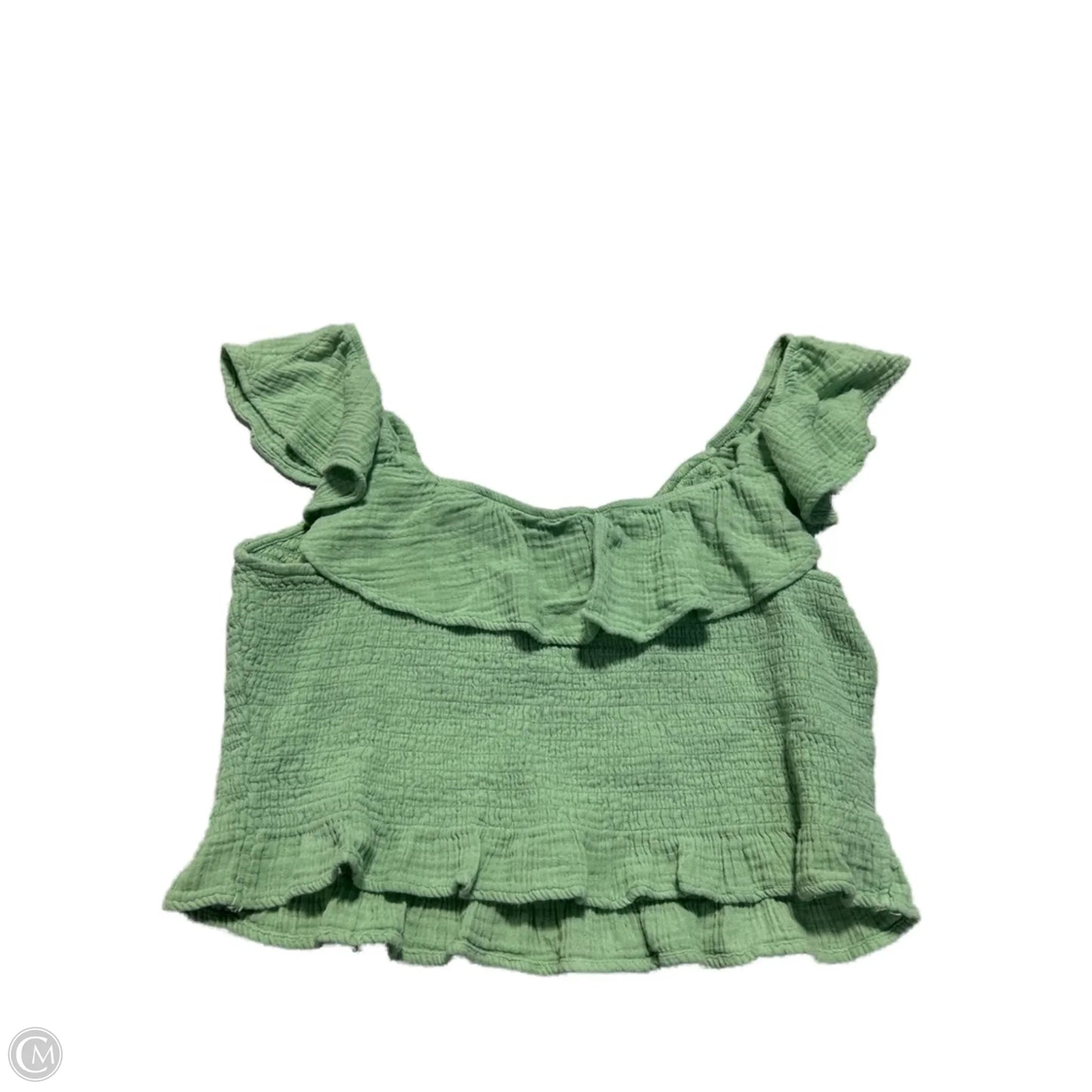 Tank Top By American Eagle In Green, Size: Xl