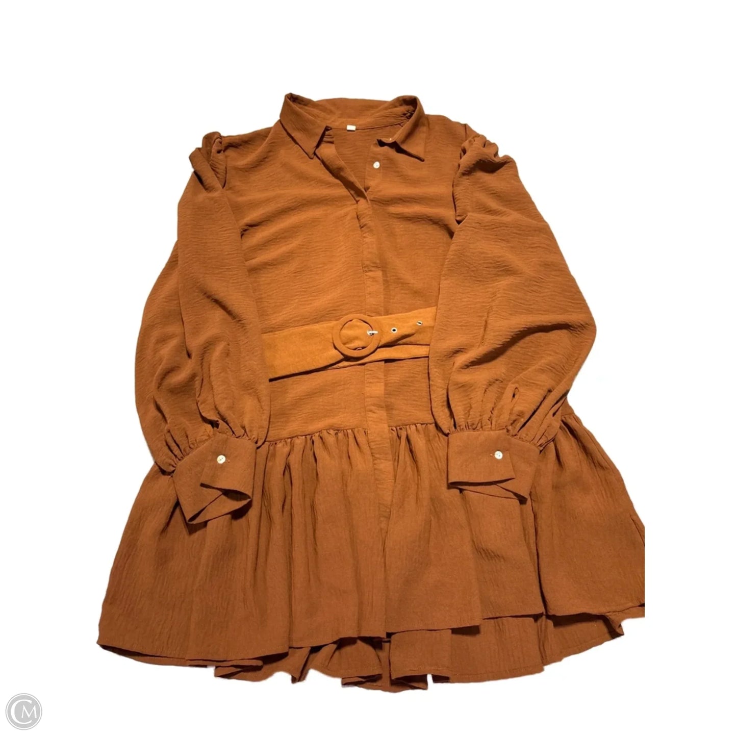 Dress Casual Short By Shein In Brown, Size: L