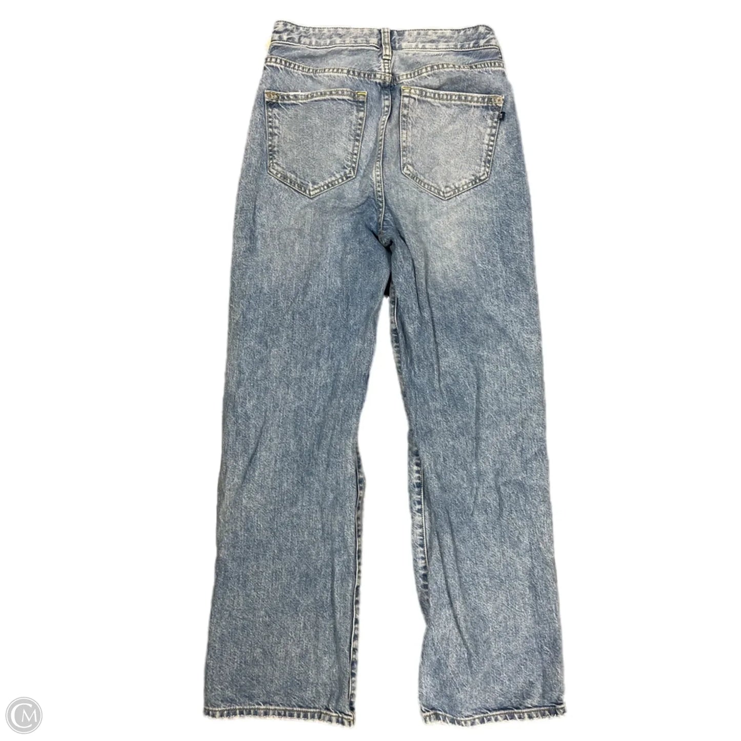 Jeans Straight By Pilcro In Blue Denim, Size: 0