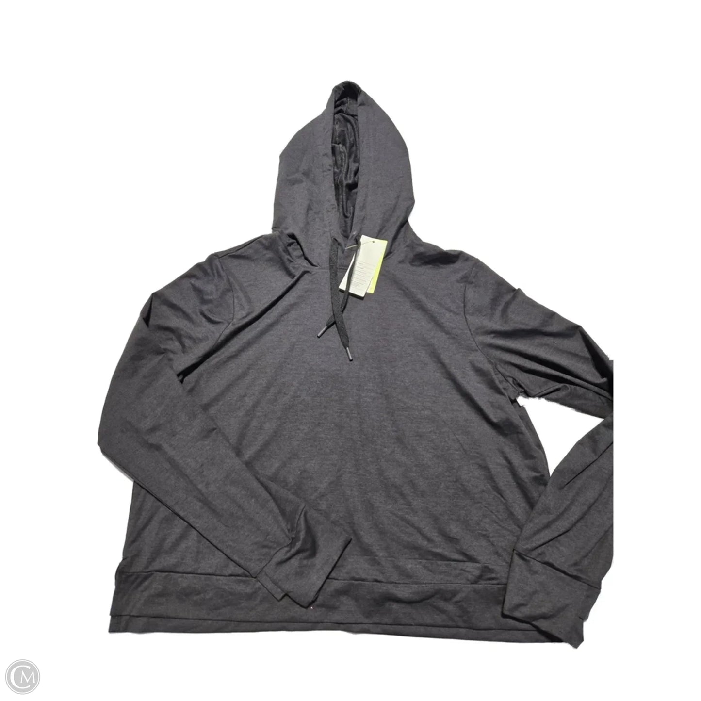 Athletic Top Long Sleeve Hoodie By All In Motion In Grey, Size: Xl