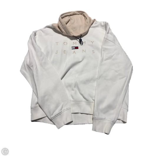 Sweatshirt Collar By Tommy Hilfiger In Cream, Size: L