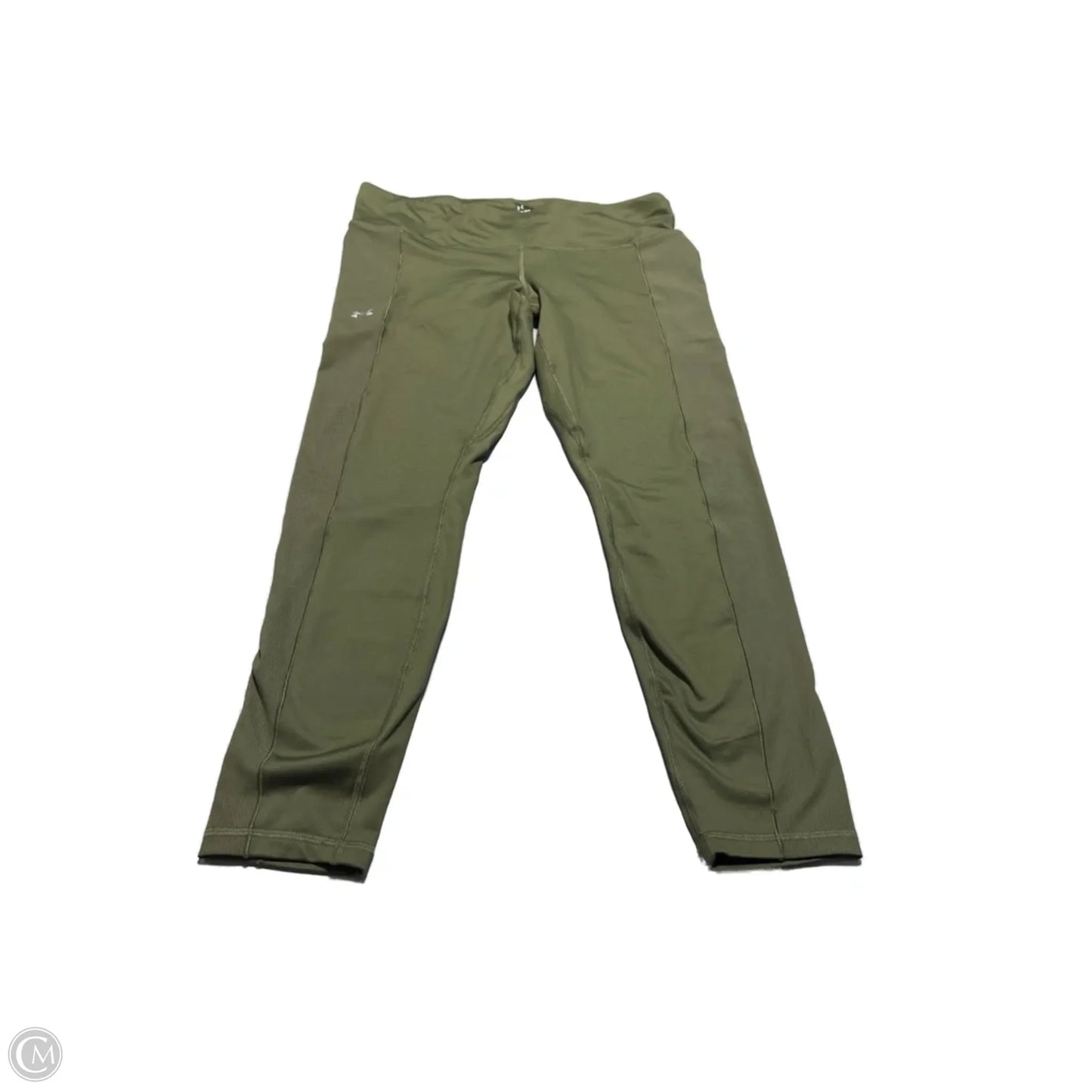 Athletic Leggings By Under Armour In Green, Size: Xl