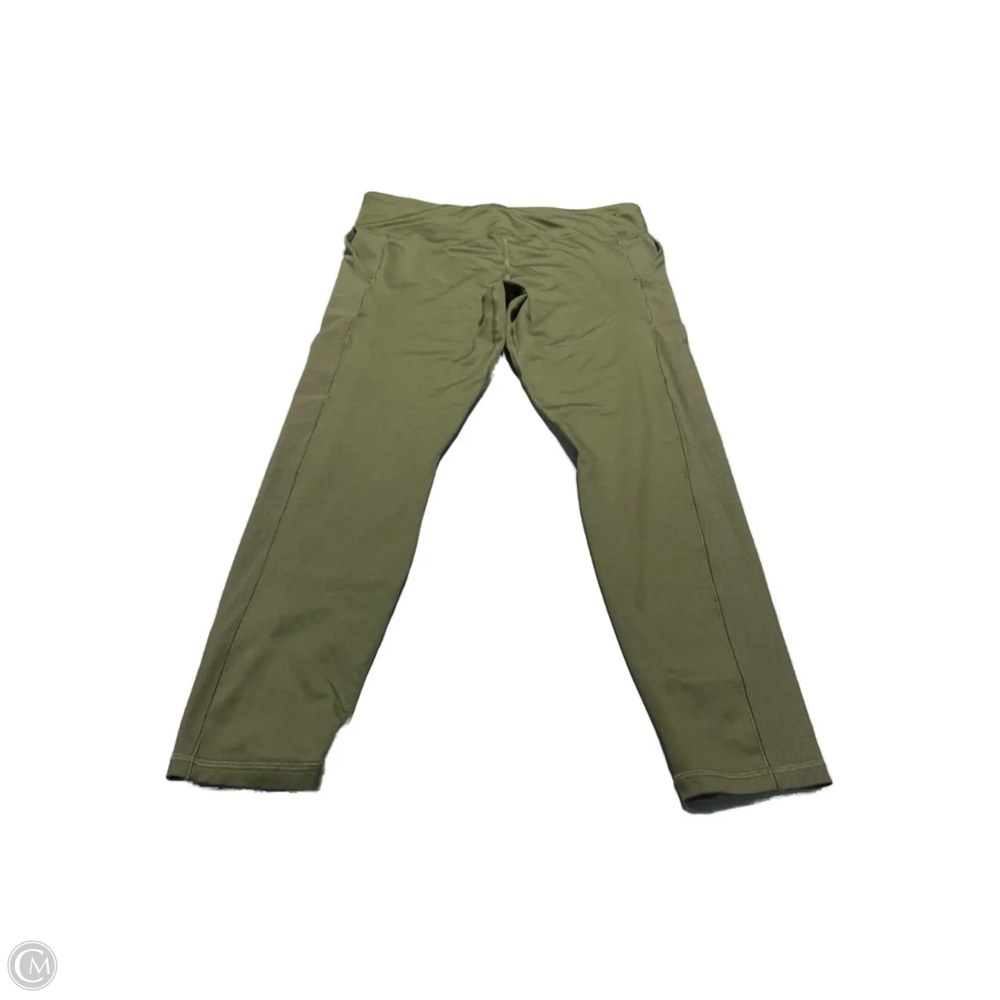 Athletic Leggings By Under Armour In Green, Size: Xl