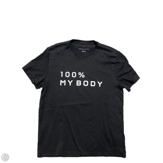 Top Short Sleeve Basic By Everlane In Black, Size: M