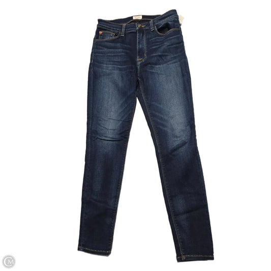 Jeans Skinny By Hudson In Blue Denim, Size: 4
