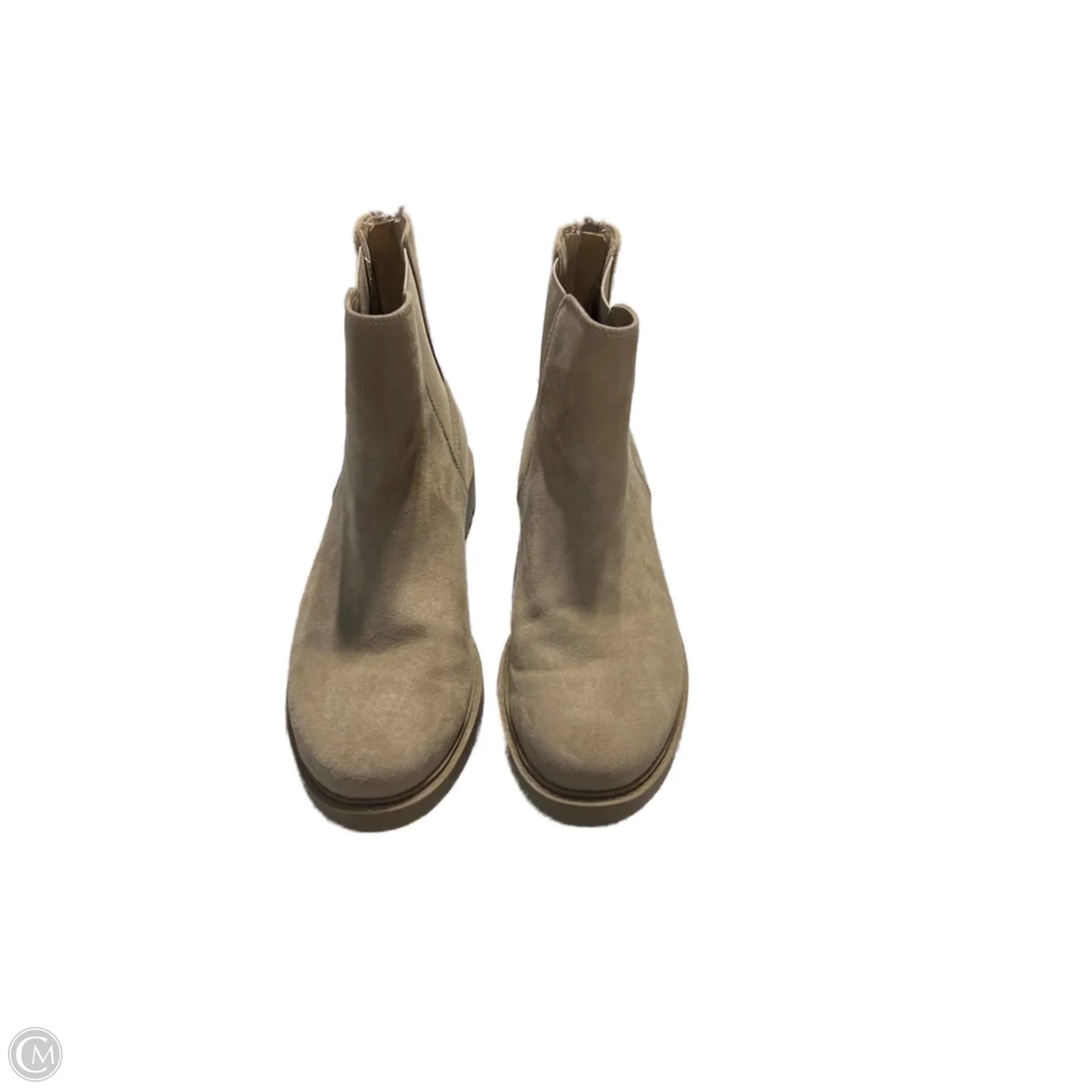 Boots Ankle Flats By Esprit In Tan, Size: 8