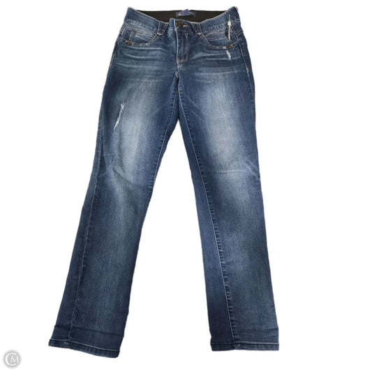 Jeans Straight By Democracy In Blue Denim, Size: 4p