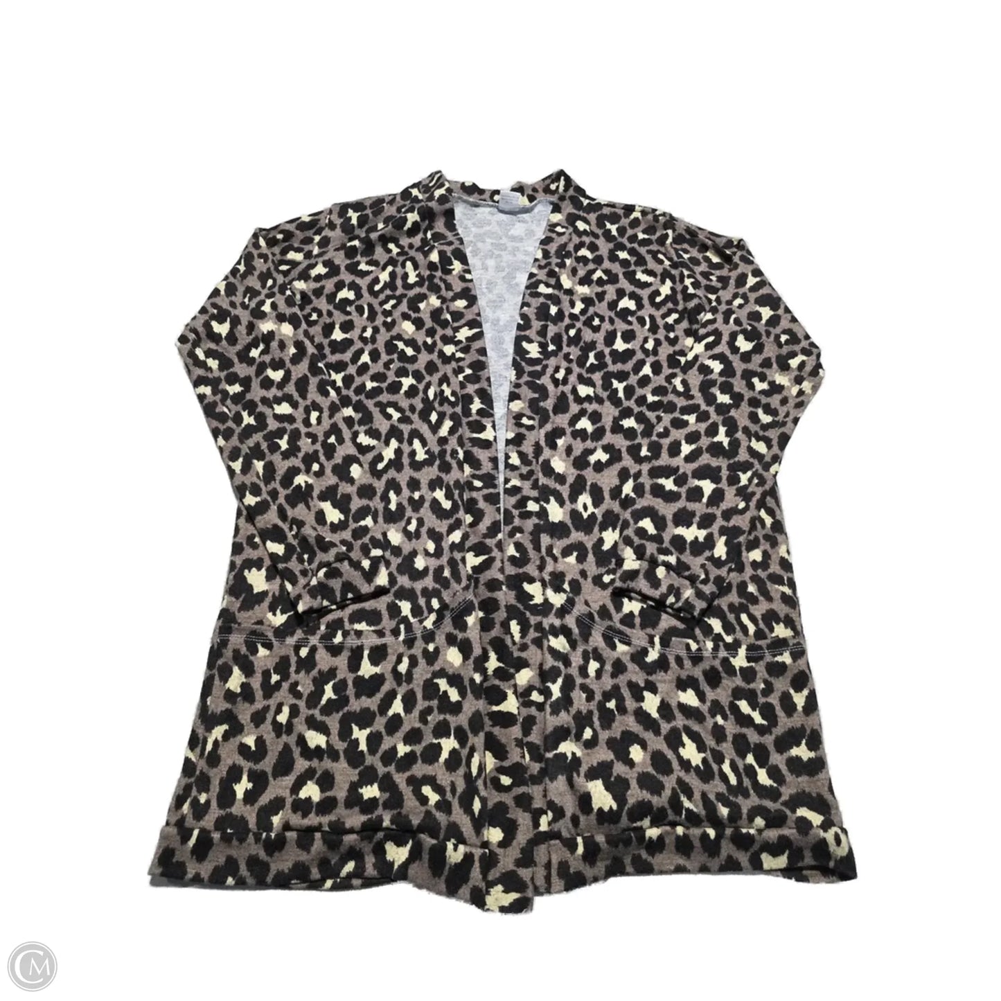 Cardigan By Cme In Animal Print, Size: M