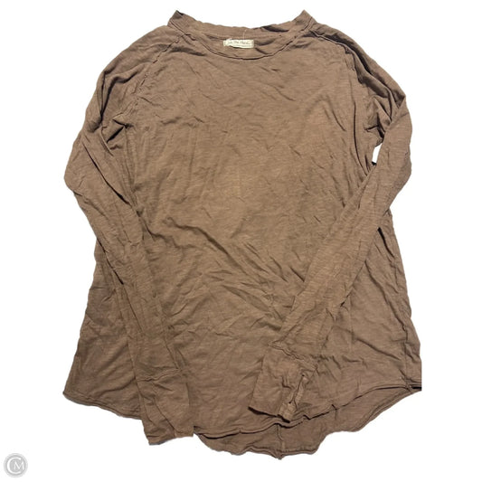 Top Long Sleeve By We The Free In Brown, Size: M