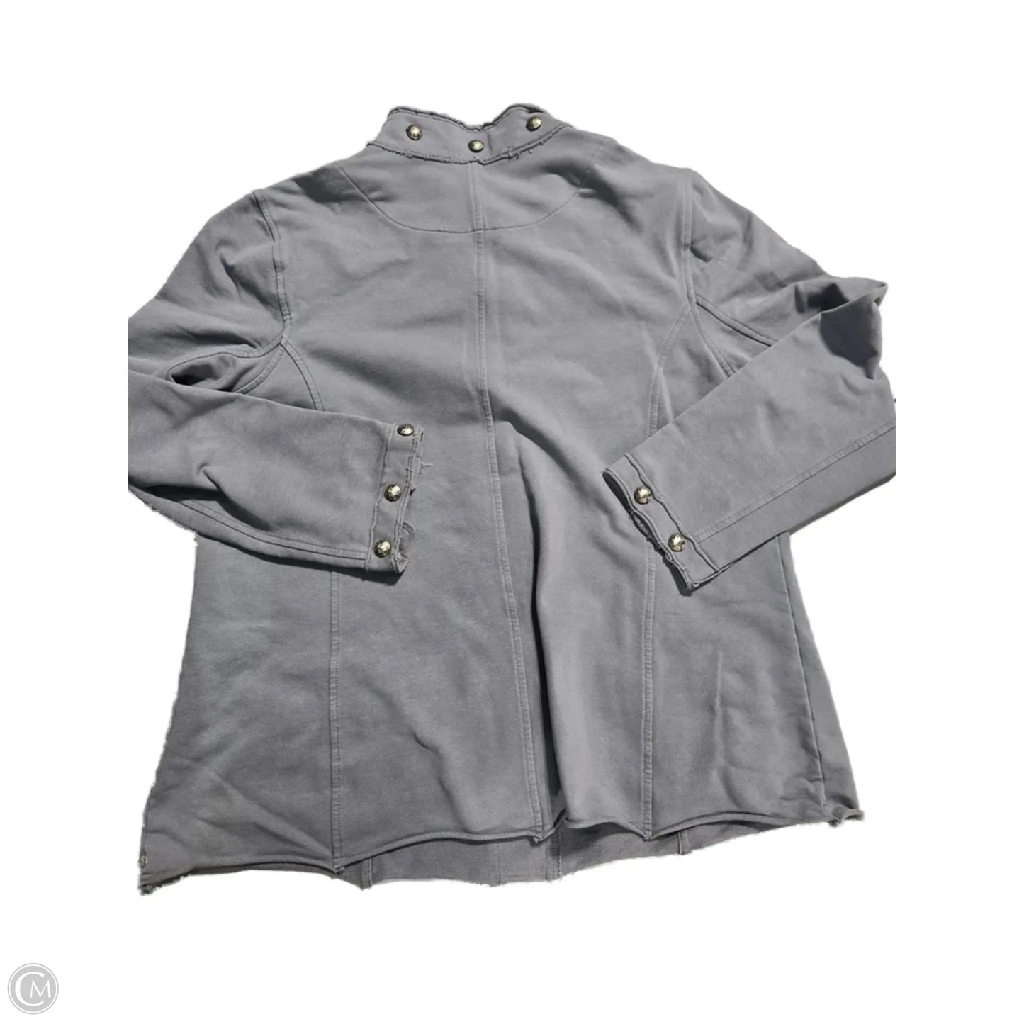 Top Long Sleeve By Neon Buddha In Grey, Size: Xl