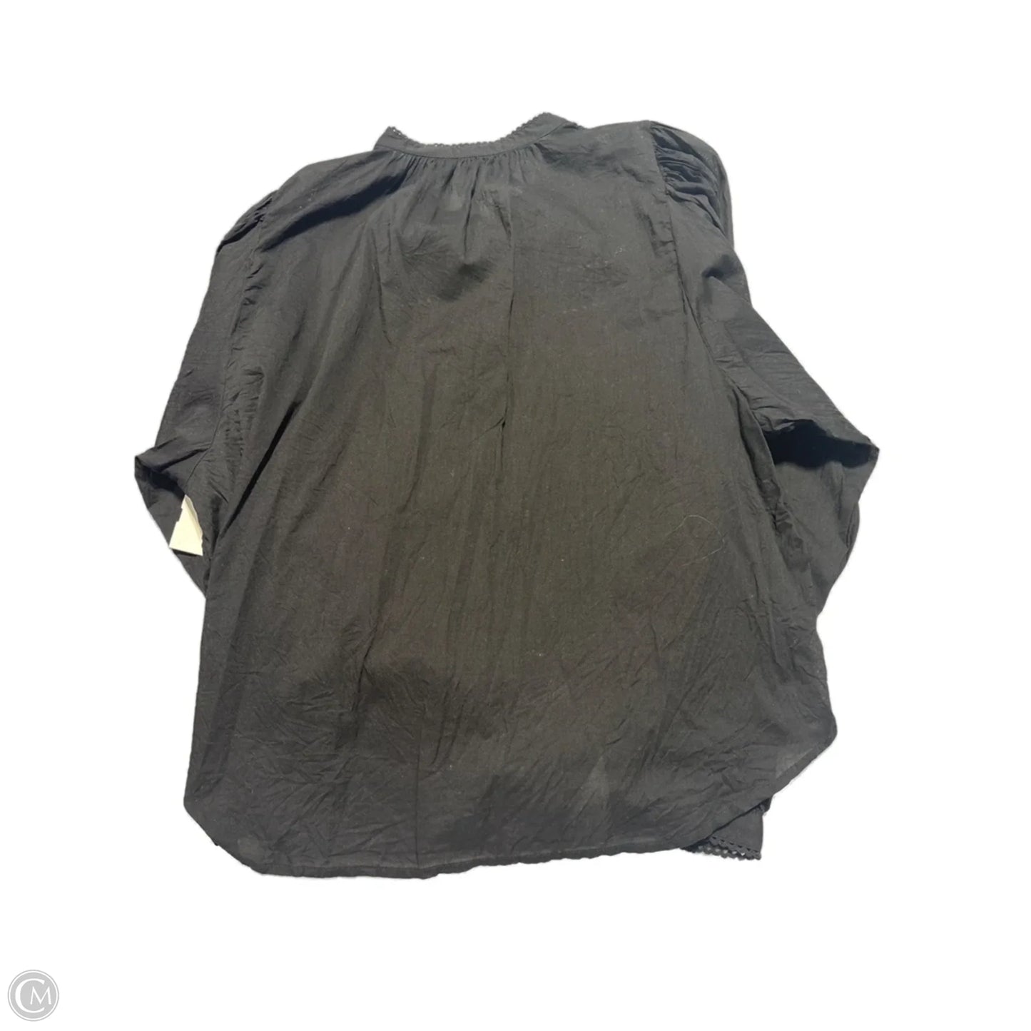 Top Long Sleeve By Gap In Black, Size: Xl