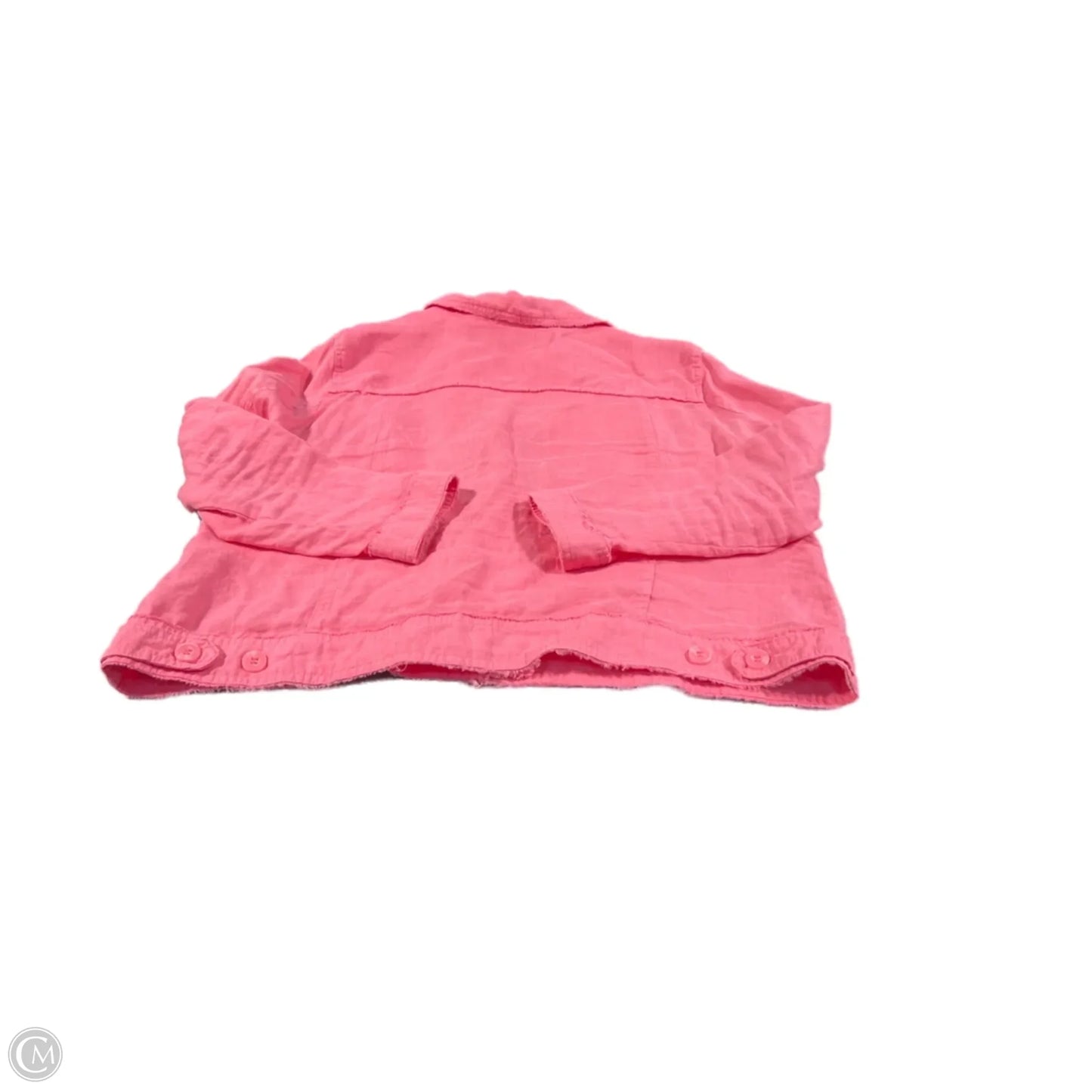 Jacket Shirt By Cme In Pink, Size: 1x