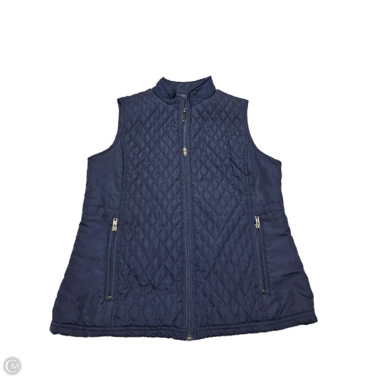 Vest Puffer & Quilted By Relativity In Navy, Size: S