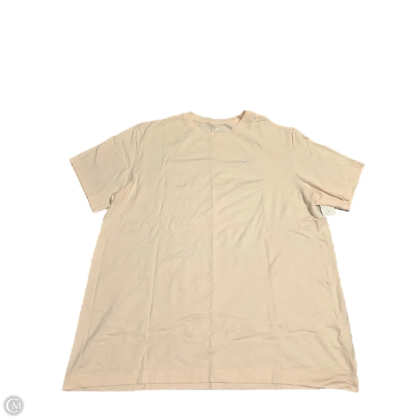 Top Short Sleeve Basic By Nike In Peach, Size: L