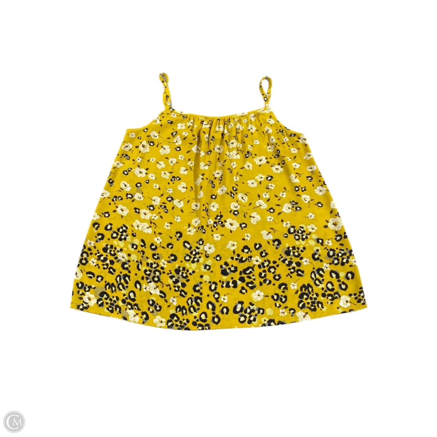 Tank Top By Cabi In Yellow, Size: M